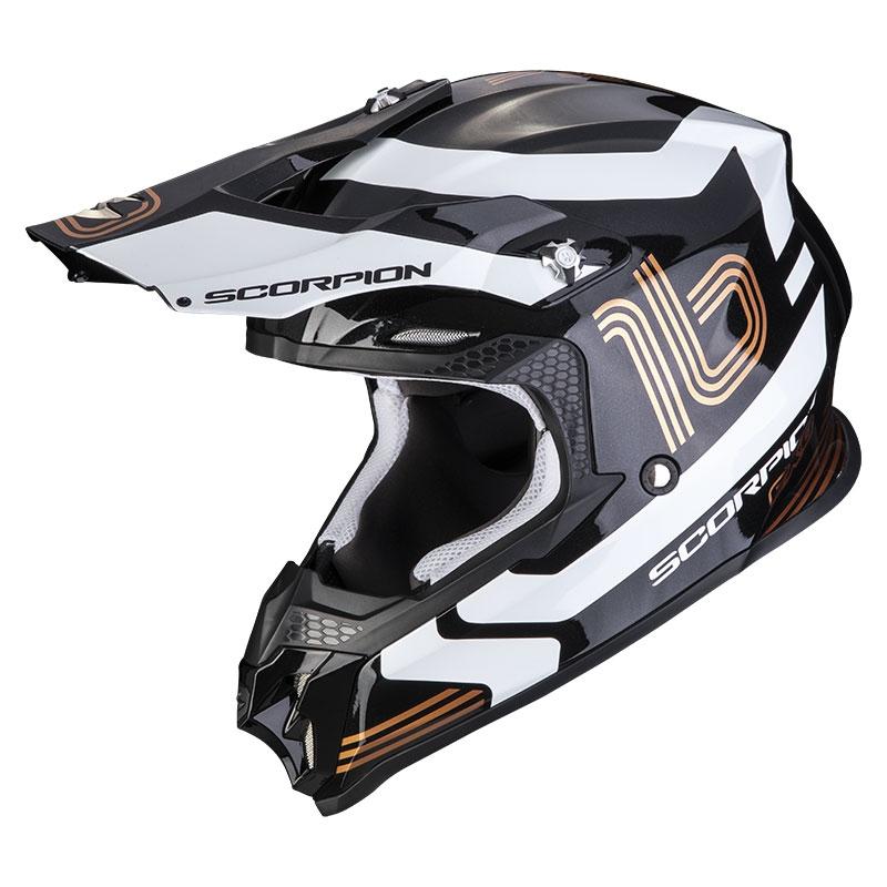 CASCO SCORPION VX-16 EVO AIR TUB METAL BLACK-GOLD