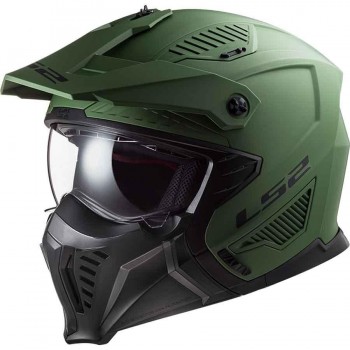 CASCO LS2 ABIERTO OF606 DRIFTER SOLID MATT MILITARY GREEN-06