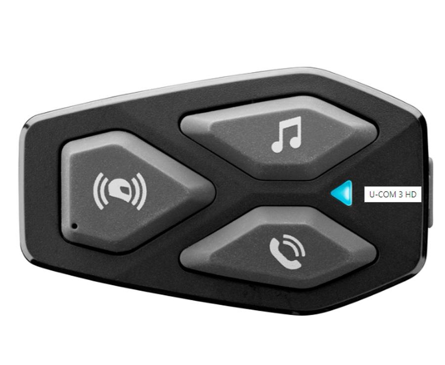 INTERPHONE BLUETOOTH UCOM 3 ALTAVOCES 40mm CELLULAR LINE