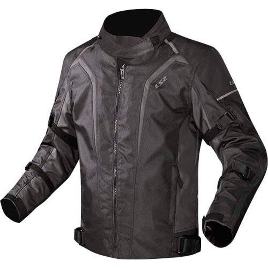 CHAQUETA LS2 SEPANG MAN JACKET BLACK DARK GREY