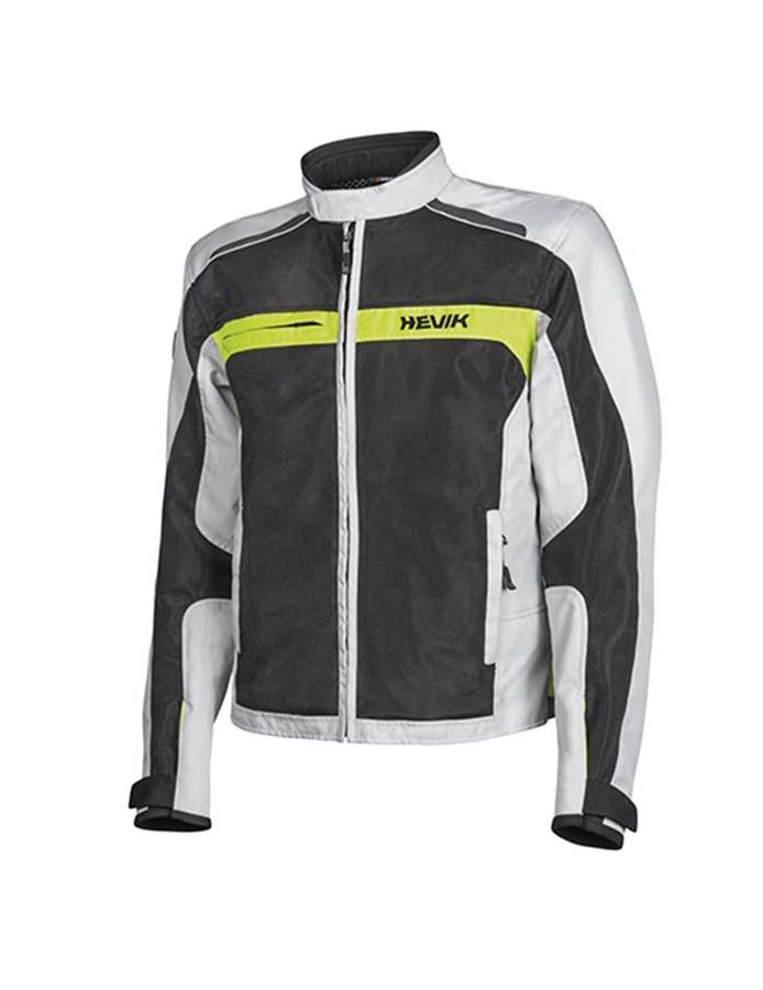 CHAQUETA HEVIK HOMBRE GRIS/AMARILLO