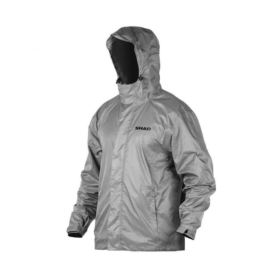 CHAQUETA DE LLUVIA IMPERMEABLE  SHAD GRIS X0SR55