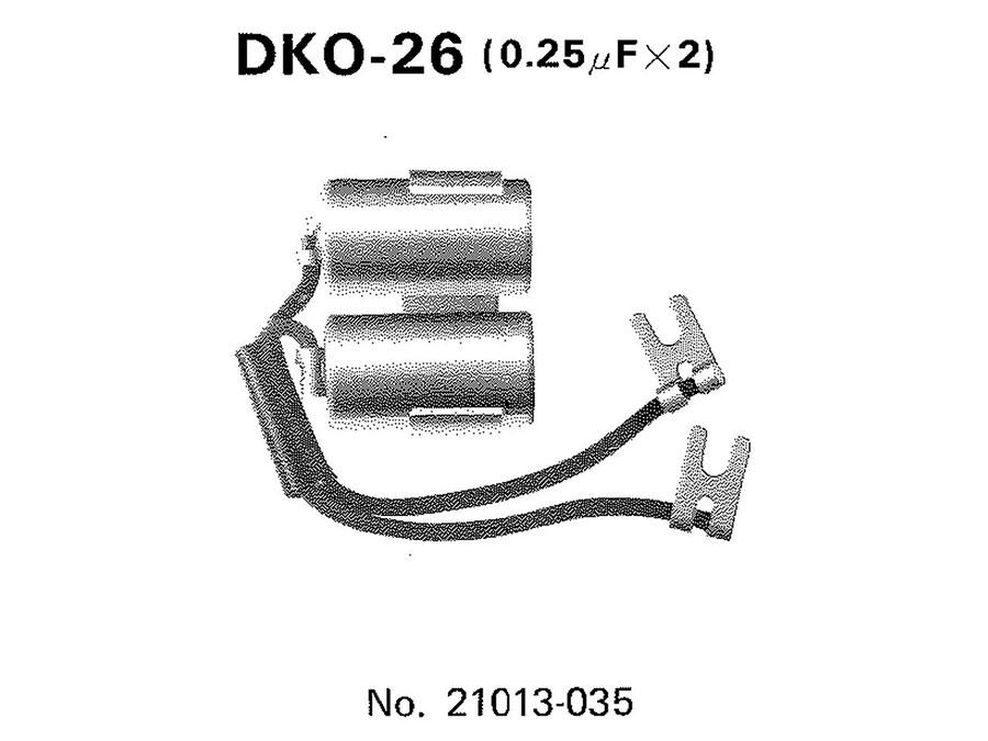 CONDENSADOR TOURMAX  DKO-26   012707