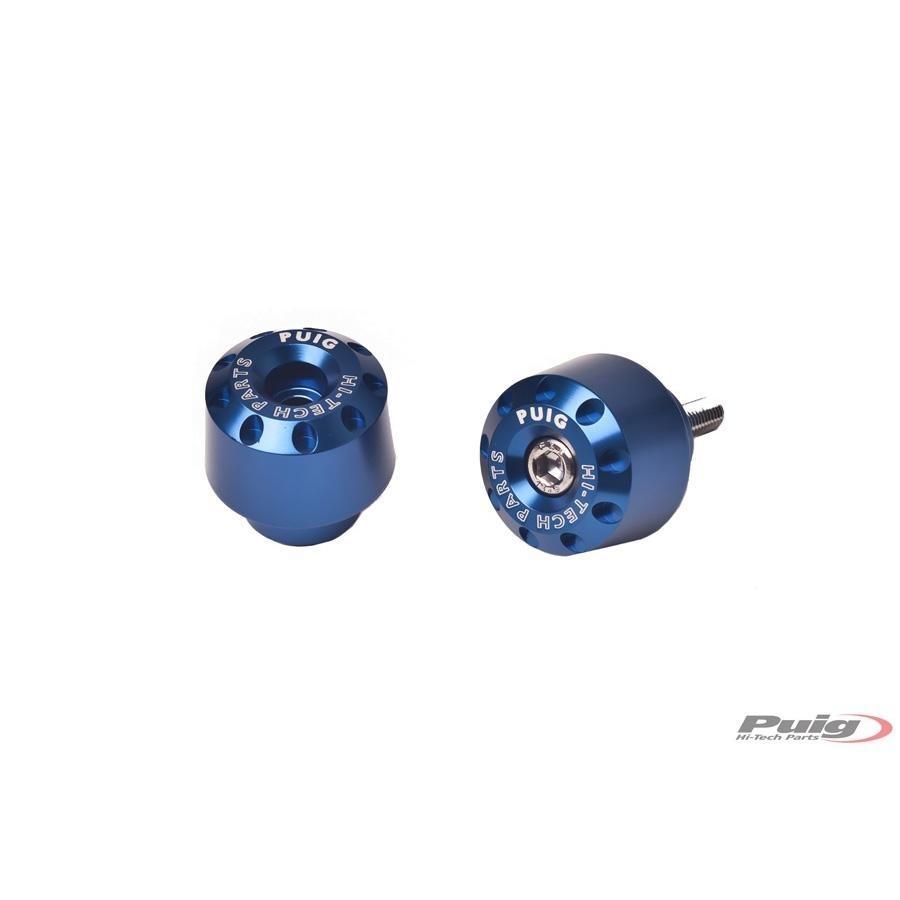 CONTRAPESOS MANILLAR PUIG ALUMINIO CORTO HONDA C/AZUL