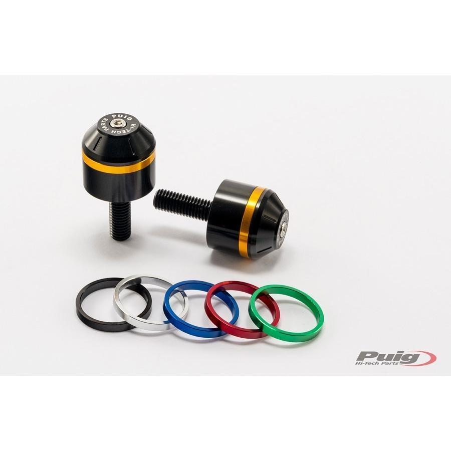 CONTRAPESOS MANILLAR PUIG ALUMINIO CON ARO BMW R1200R C/NEGRO