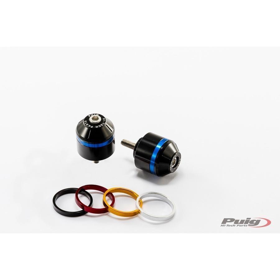 CONTRAPESOS MANILLAR PUIG CORTO CON ARO YAMAHA MT-03 16'C/NEGRO
