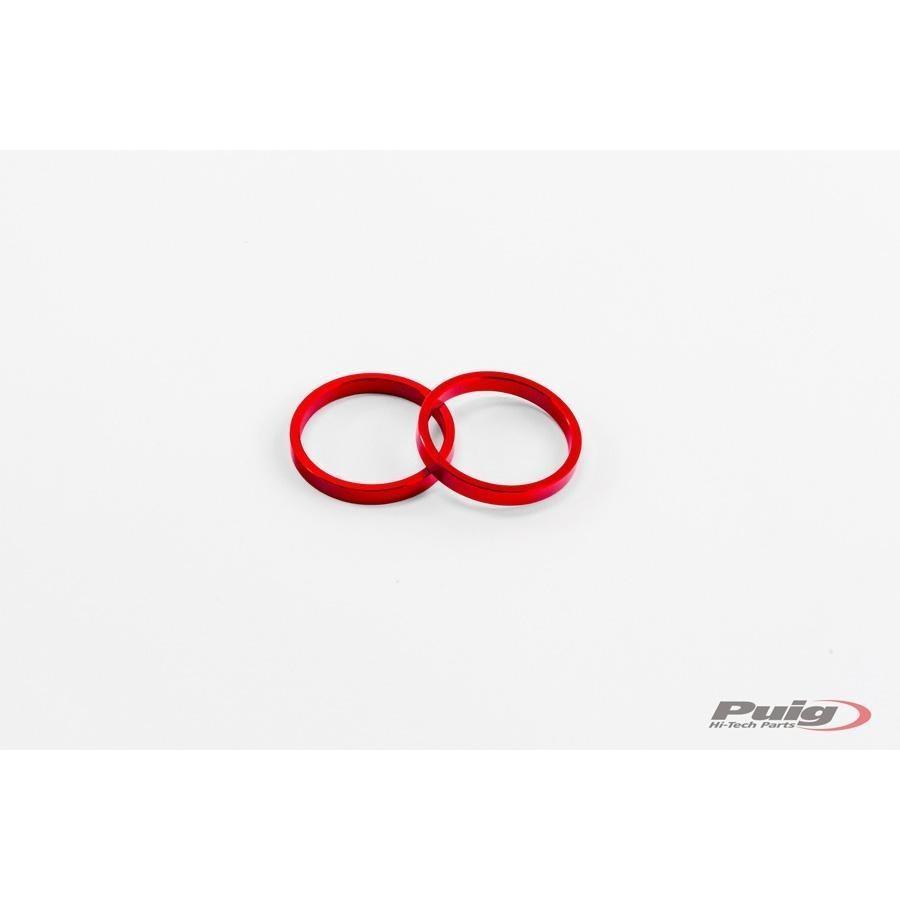 JUEGO DE AROS CONTRAPESOS MANILLAR PUIG DE MANILLAR C/ROJO