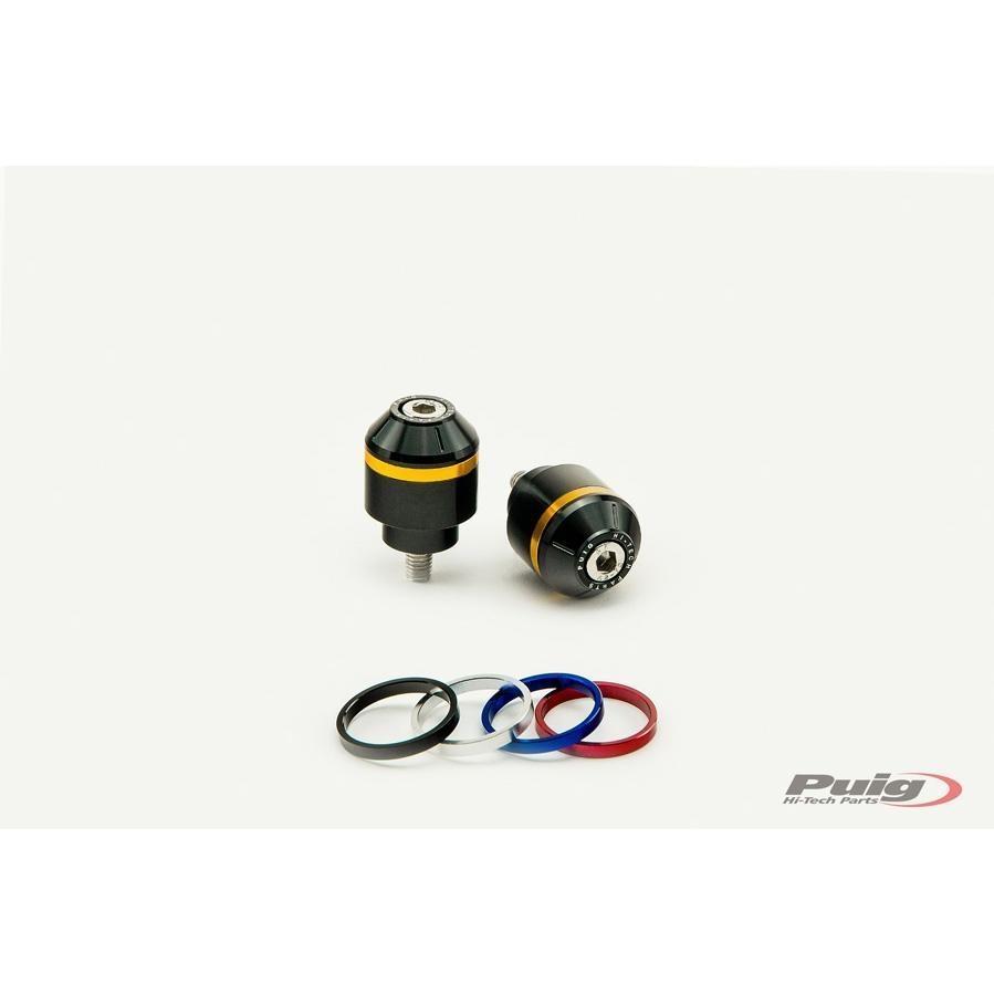 CONTRAPESOS MANILLAR PUIG ALUMINIO CON ARO YAMAHA MT-07 TRACER C/NEGR