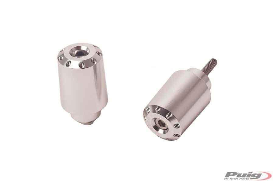 CONTRAPESOS MANILLAR PUIG ALUMINIO YAMAHA MT-09 TRACER C/PLATA