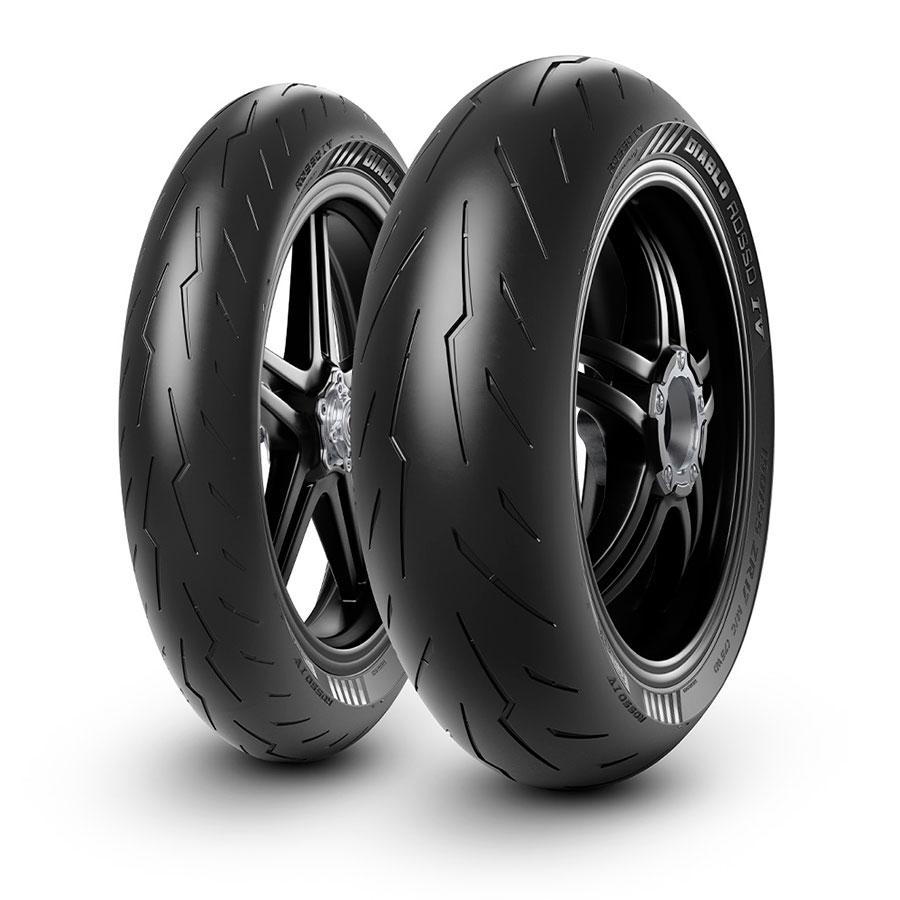 CUBIERTA NEUMATICO PIRELLI 140/70 R 17 M/C 66H TL  DIABLO ROSSO IV       140701766H