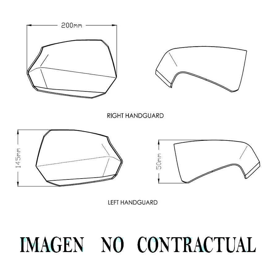 PARAMANOS UNIVERSAL MAXISCOOTER C/TRANSPAREN    3488W
