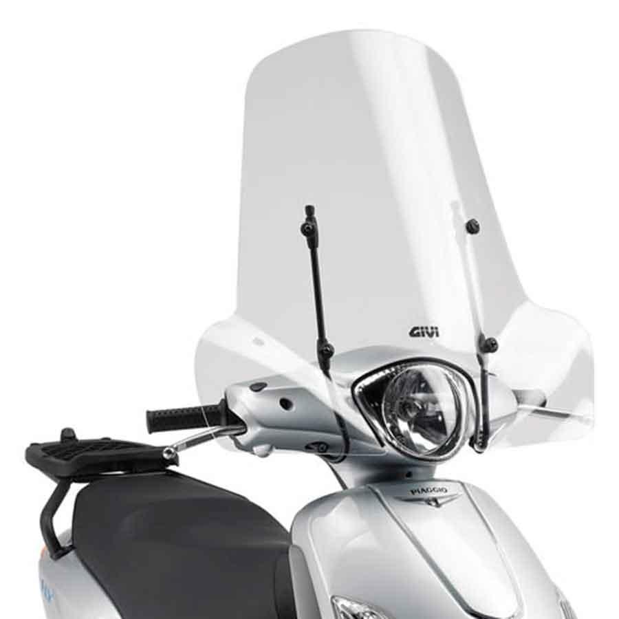 CUPULA PARABRISAS GIVI P/KITA KEEW-PEU-PIA-SYM 50-125-150-200 02 08-04 1 107A