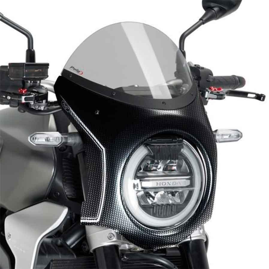 SEMICARENADO PUIG CON SIMIL CARBONO HONDA CB1000R NEO SPO 3143H