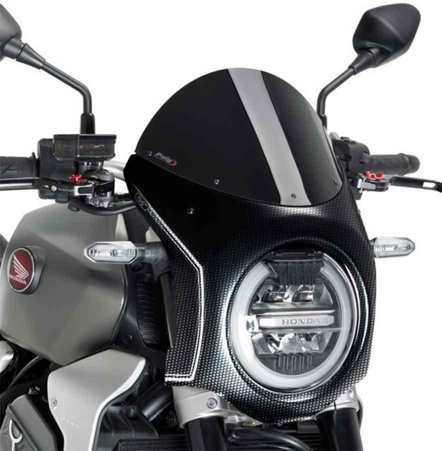 SEMICARENADO PUIG CON SIMIL CARBONO HONDA CB1000R NEO SPO 3143N