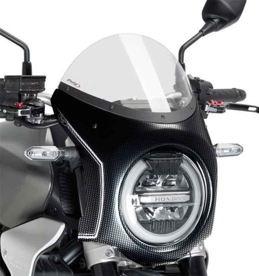 SEMICARENADO PUIG CON SIMIL CARBONO HONDA CB1000R NEO SPO 3143W