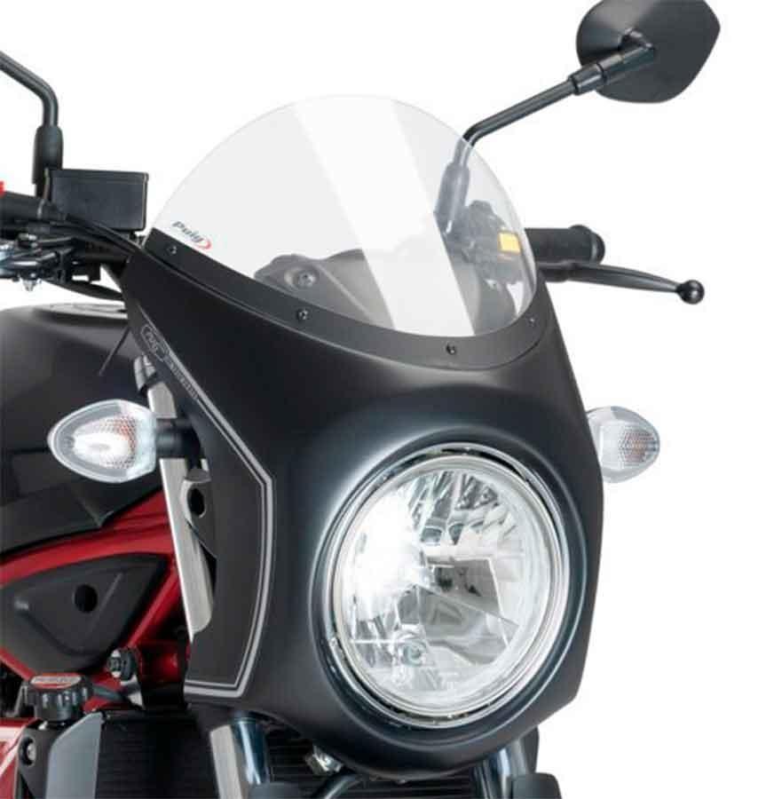 SEMICARENADO PUIG NEGRO MATE SUZUKI SV650 16'- CON TRANSP 3169W
