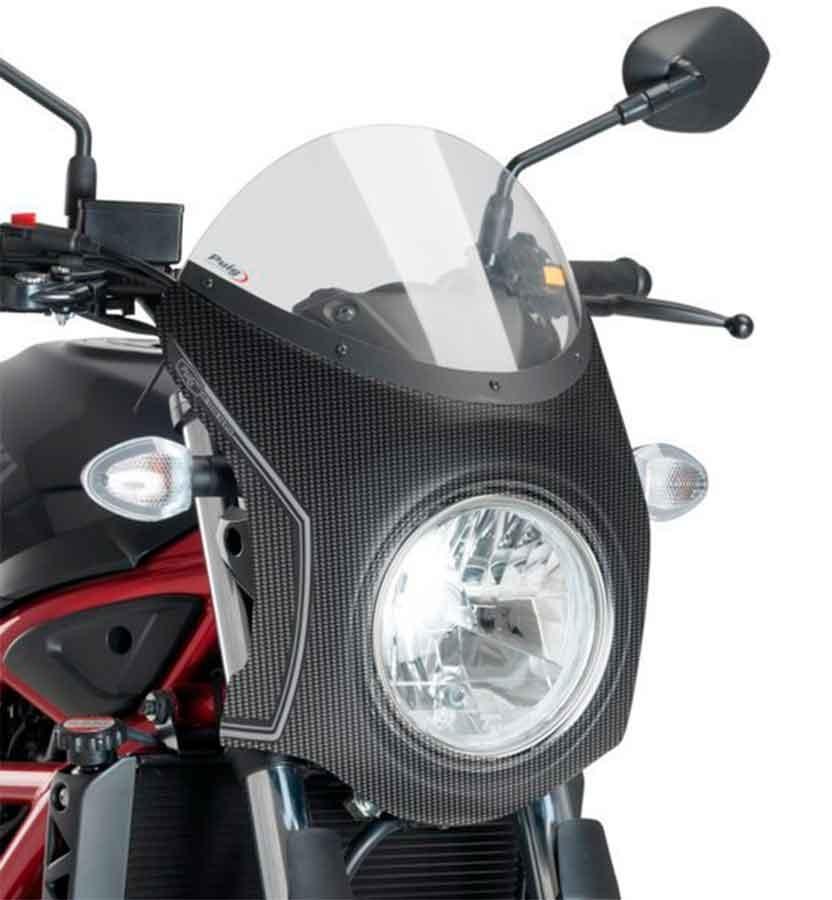 SEMICARENADO PUIG SIMIL CARBONO SUZUKI SV650 16'- CON HUM 3170H