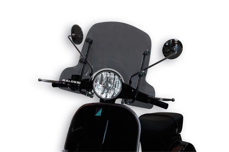 CUPULA PARABRISAS MALOSSI SPORT SCREEN AHUMADO CLARO VESPA PX 125 4515120