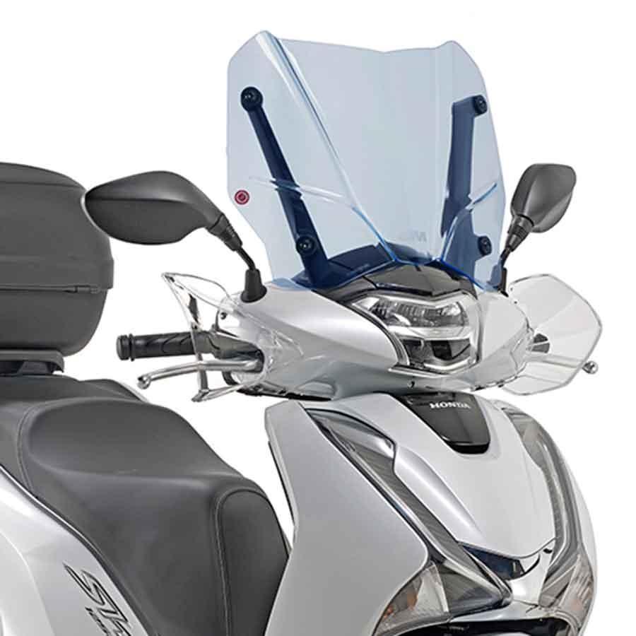 CUPULA PARABRISAS GIVI P/KITAO HONDA SH 125i-150i 17 (BORDE AZUL) D1155BL