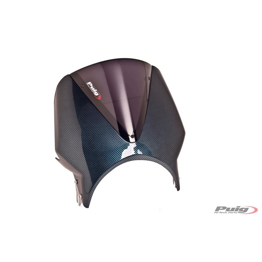 CUPULA PARABRISAS PUIG VISION CARCASA CON CARBONO Y CUPULA CON FUME OS 003CF