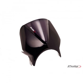 CUPULA PARABRISAS PUIG VISION CARCASA CON NEGRO Y CUPULA CON FUME OSCU 003NF