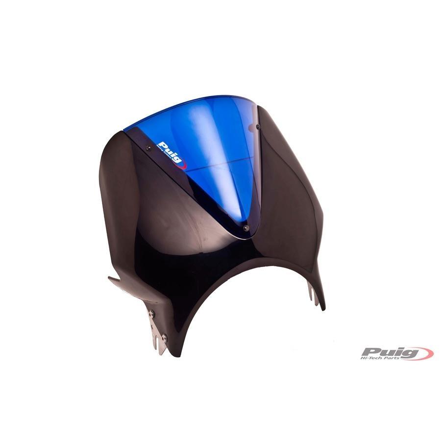 CUPULA PARABRISAS PUIG VISION CB600F HORNET CON NEGRO Y CUPULA CON AZUL 005NA