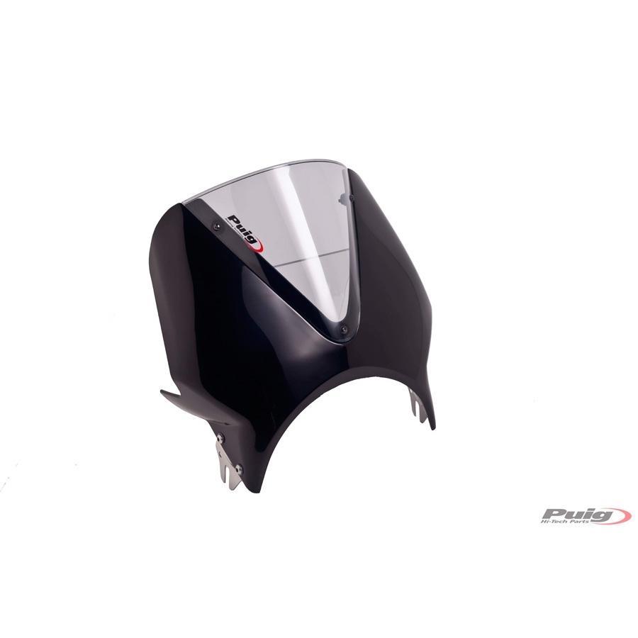 CUPULA PARABRISAS PUIG VISION CB600F HORNET CON NEGRO Y CUPULA CON HUMO 005NH