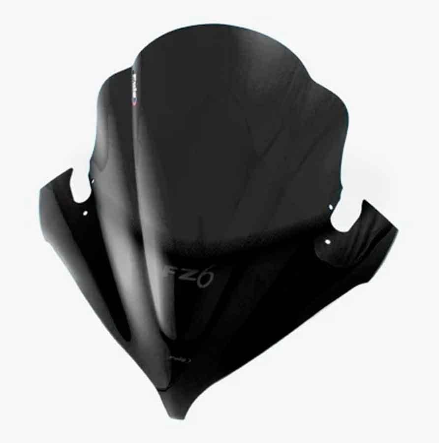 CUPULA PARABRISAS PUIG RACING YAMAHA FZ6 FAZER 04-08' CON NEGRO 1646N