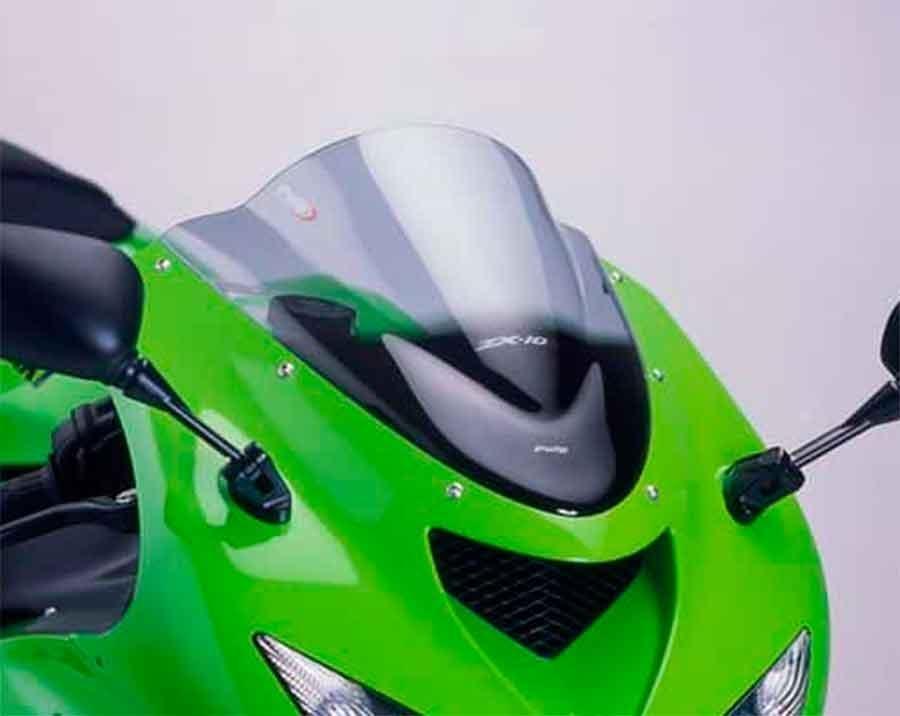 CUPULA PARABRISAS PUIG RACING KAW ZX6R/RR 05'-08' ZX10R 06'-07'CON HUMO 4053H