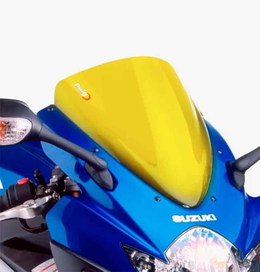 CUPULA PARABRISAS PUIG RACING SUZUKI GSXR600/750 06-07'CON AMARILLO 4055G