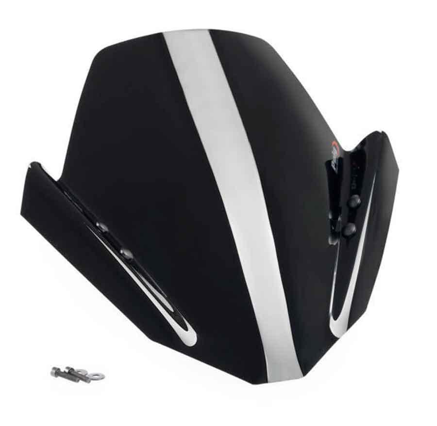 CUPULA PARABRISAS PUIG + HERRAJE ESPECIAL YAMAHA FZ1 06-16' CON NEGRO 4119N