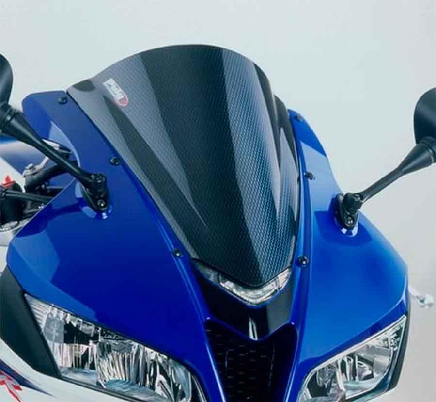 CUPULA PARABRISAS PUIG RACING HONDA CBR600RR 07'-12' CON CARBONO 4356C
