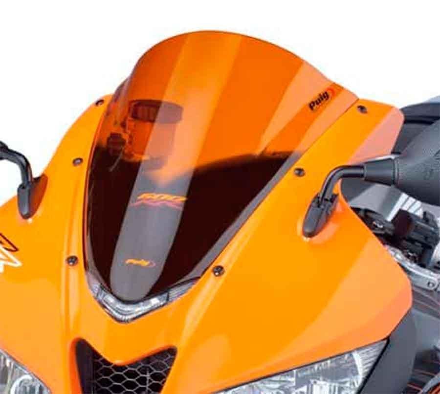 CUPULA PARABRISAS PUIG RACING HONDA CBR600RR 07'-12' CON NARANJA 4356T