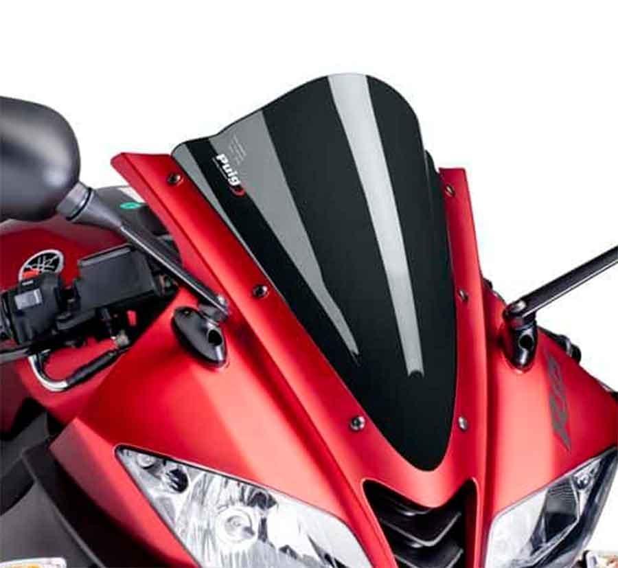 CUPULA PARABRISAS PUIG RACING YAMAHA YZF-R125 08'-18' CON CARBONO 4637C