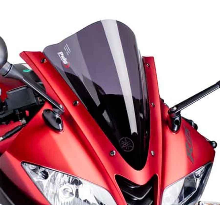 CUPULA PARABRISAS PUIG RACING YAMAHA YZF-R125 08'-18' CON FUME OSCUR 4637F