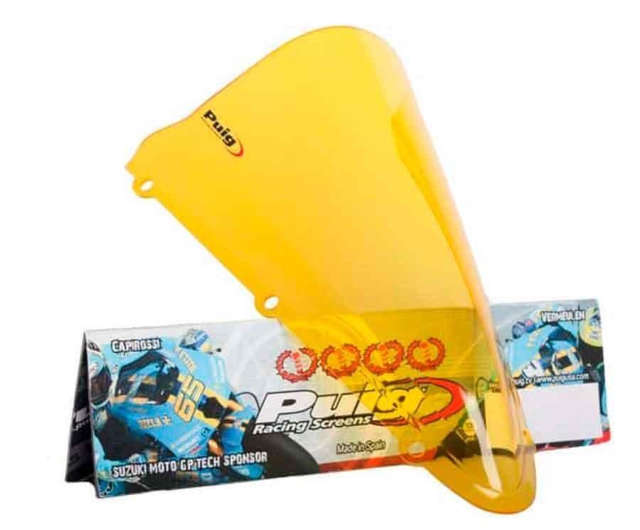 CUPULA PARABRISAS PUIG RACING YAMAHA YZF-R125 08'-18' CON AMARILLO 4637G