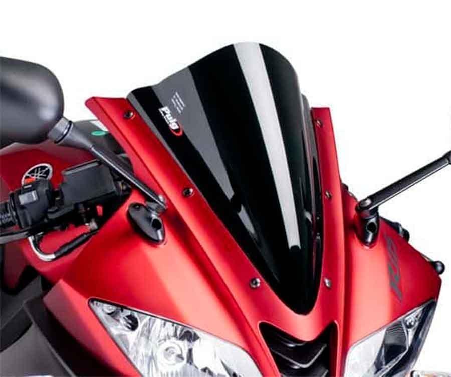 CUPULA PARABRISAS PUIG RACING YAMAHA YZF-R125 08'-18' CON NEGRO 4637N