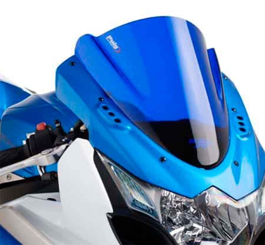 CUPULA PARABRISAS PUIG RACING SUZUKI GSXR1000 09-16' CON AZUL 4933A
