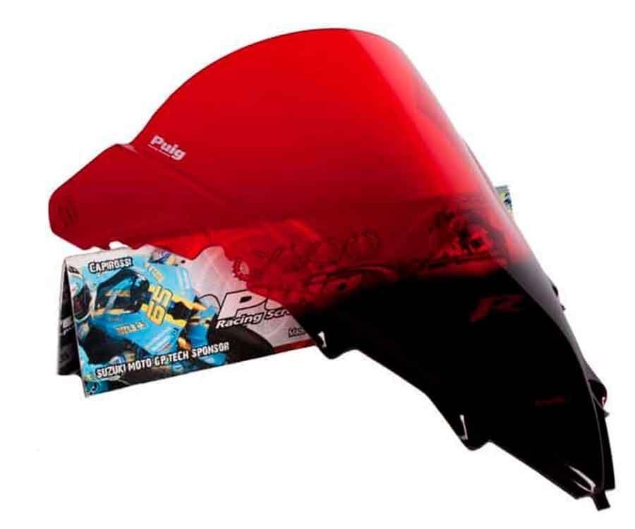 CUPULA PARABRISAS PUIG RACING YAMAHA R1 09-14' CON ROJO 4935R