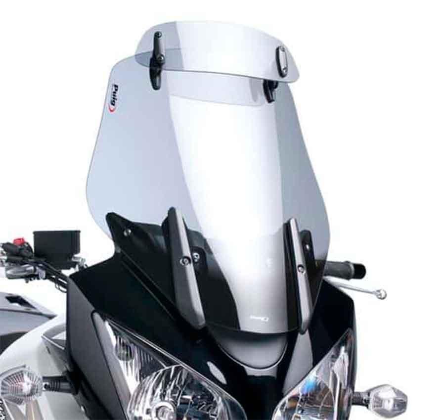 CUPULA PARABRISAS PUIG TOURING CON VISERA SUZUKI DL650 VSTROM 04-11' CON HUMO 5883H