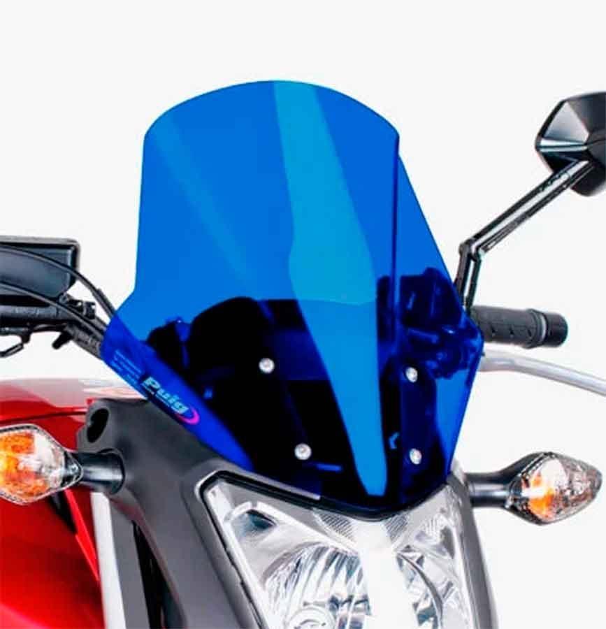 CUPULA PARABRISAS PUIG RACING HONDA NC750S 14-18' CON AZUL 5991A