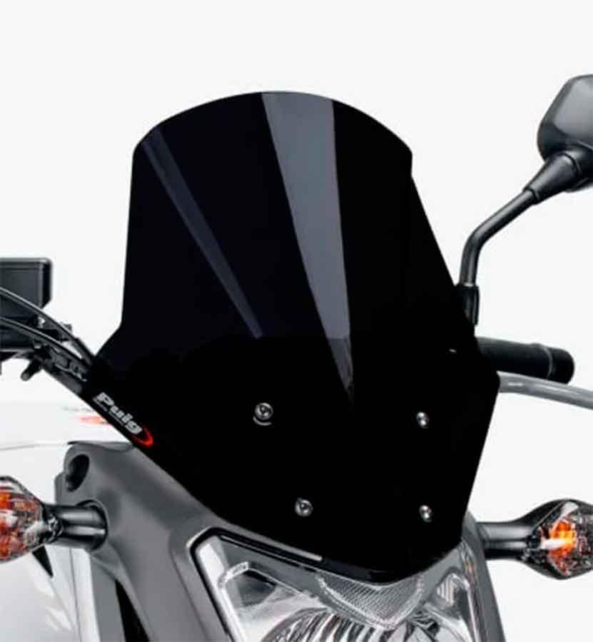 CUPULA PARABRISAS PUIG RACING HONDA NC750S 14-18' CON NEGRO 5991N
