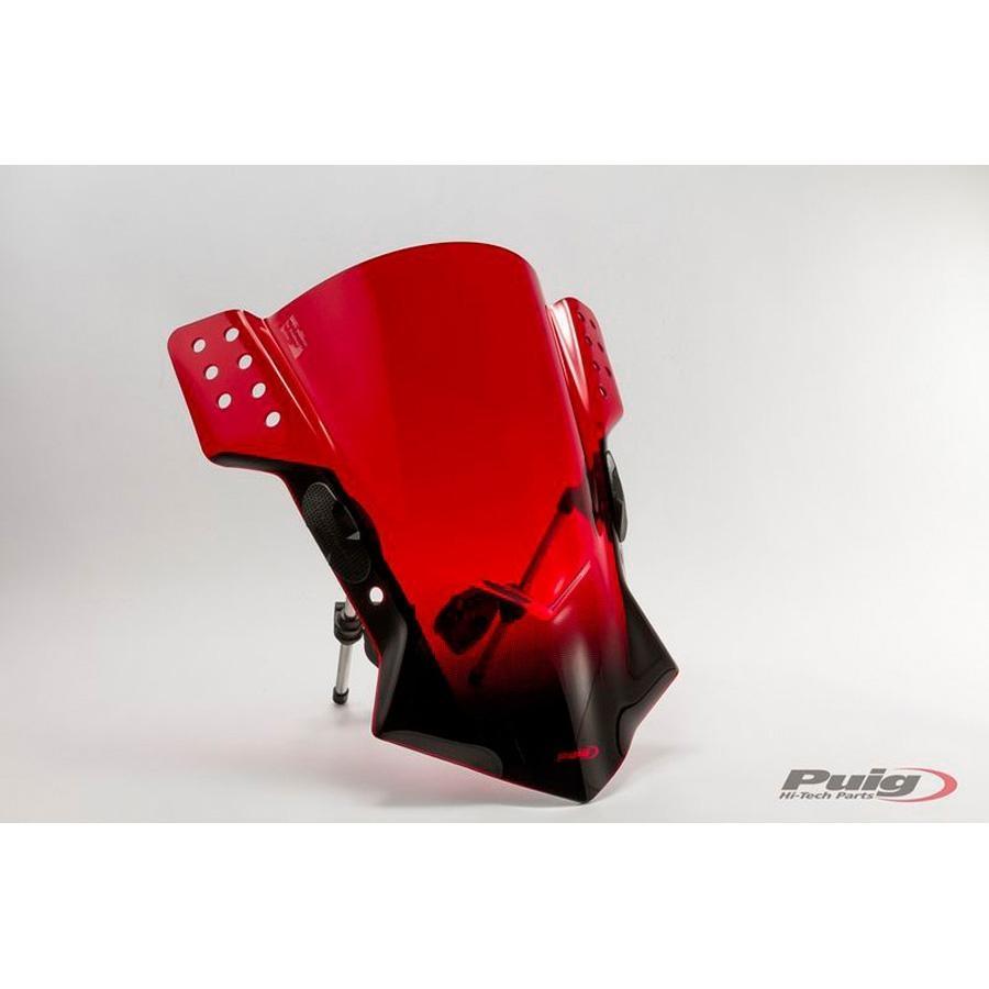CUPULA PARABRISAS PUIG RAFALE KAWASAKI ER6N 12' CON ROJO 6409R