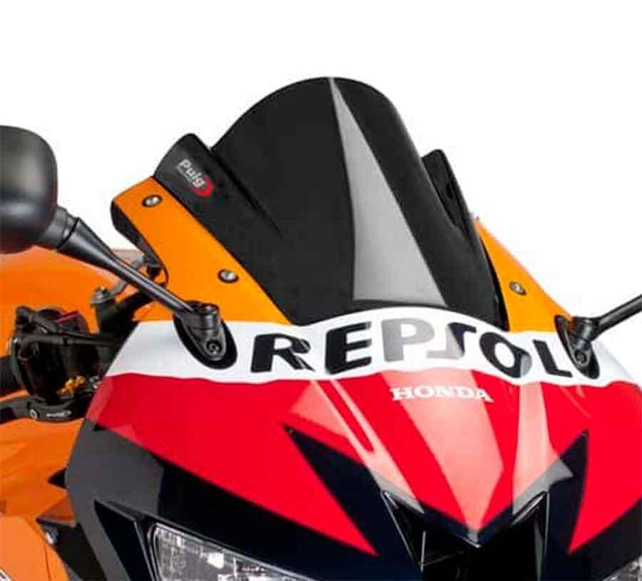 CUPULA PARABRISAS PUIG RACING HONDA CBR600RR 13-17 CON NEGRO 6478N