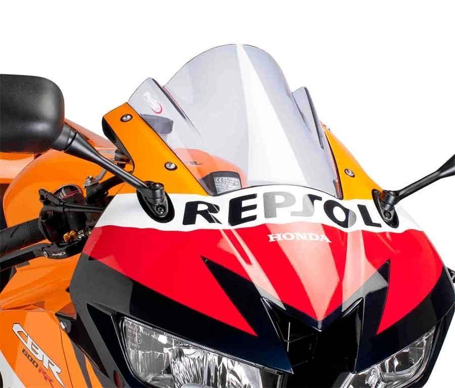 CUPULA PARABRISAS PUIG RACING HONDA CBR600RR 13-17 CON TRANSPARENTE 6478W