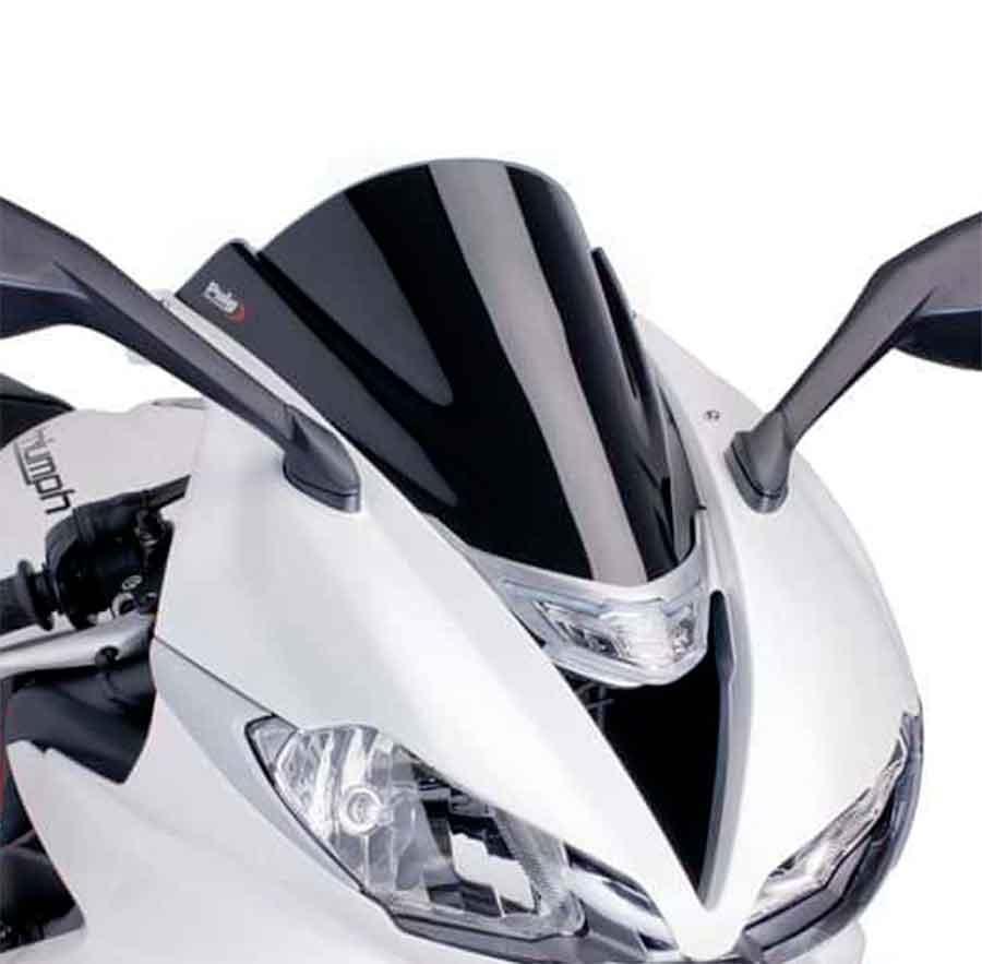 CUPULA PARABRISAS PUIG RACING TRIUMPH DAYTONA 675/R 13-17' CON NEGRO 6498N