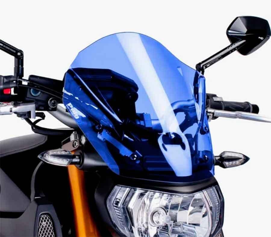 CUPULA PARABRISAS PUIG NEW GENERATION TOURING YAMAHA MT09 13'-16' CON AZUL 6861A