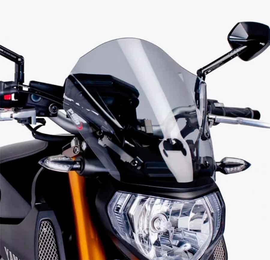 CUPULA PARABRISAS PUIG NEW GENERATION TOURING YAMAHA MT09 13'-16' CON AHUMA 6861H
