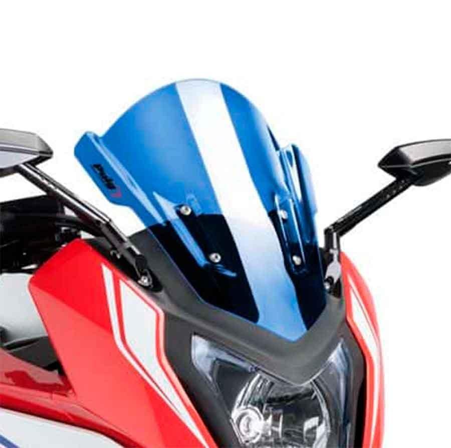 CUPULA PARABRISAS PUIG RACING HONDA CBR650F 14'-18' CON AZUL 7003A