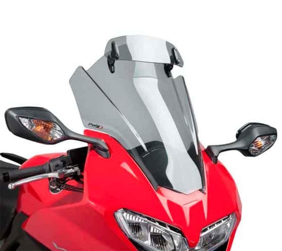 CUPULA PARABRISAS PUIG TOURING CON VISERA HONDA VFR800F 14'-18' CON HUMO 7008H